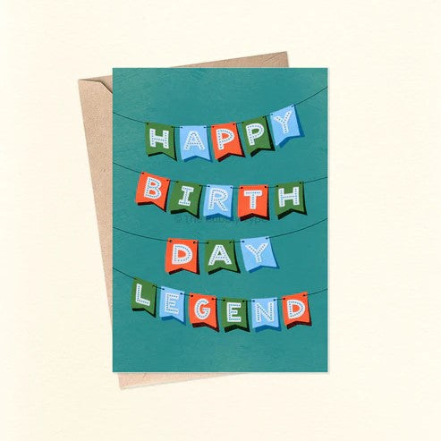 Card Happy Birthday Legend