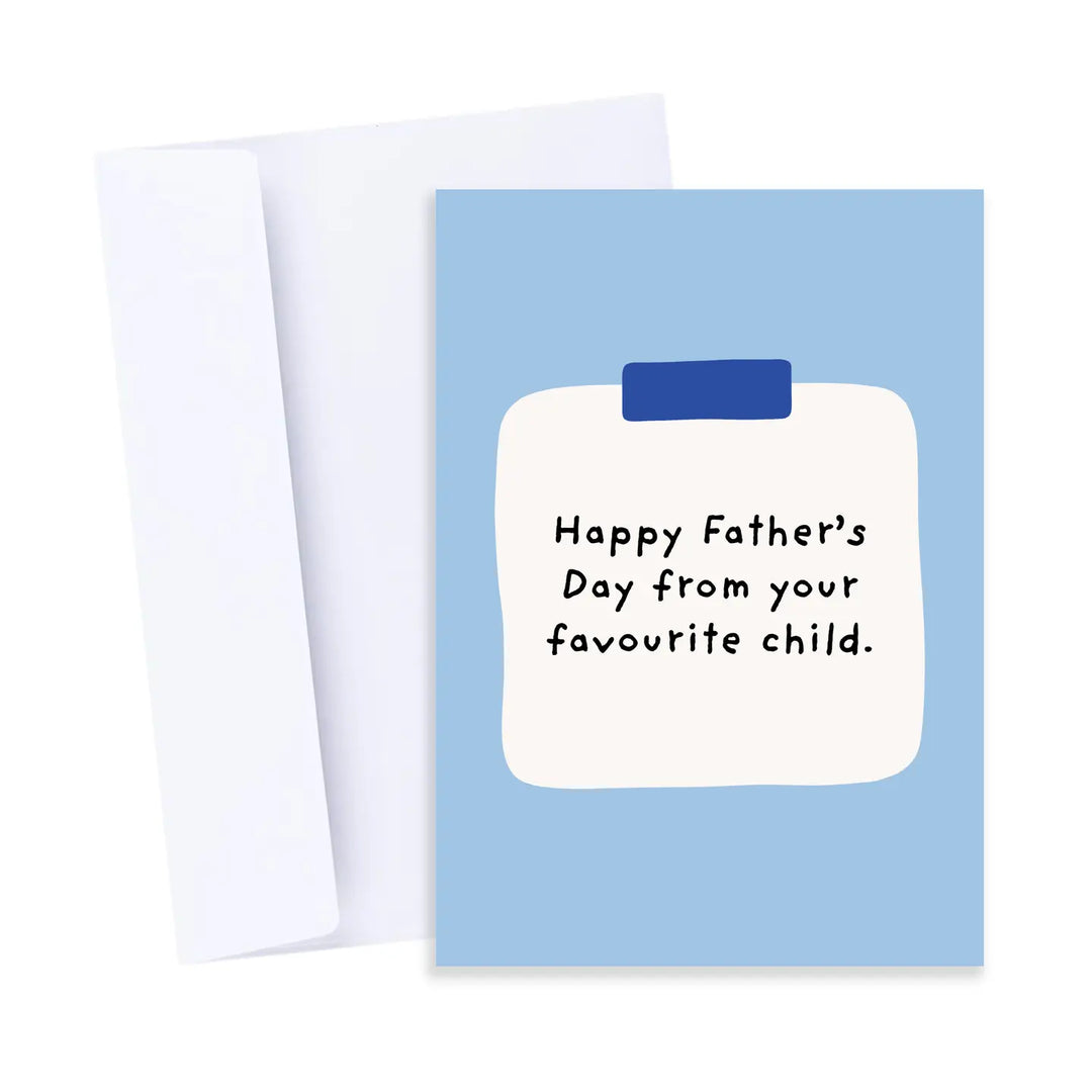 Card Father's Day Favourite Child