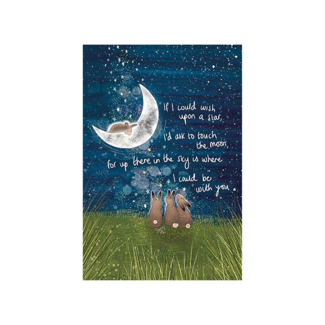 Cards Fox Rabbits Wish Upon A Star