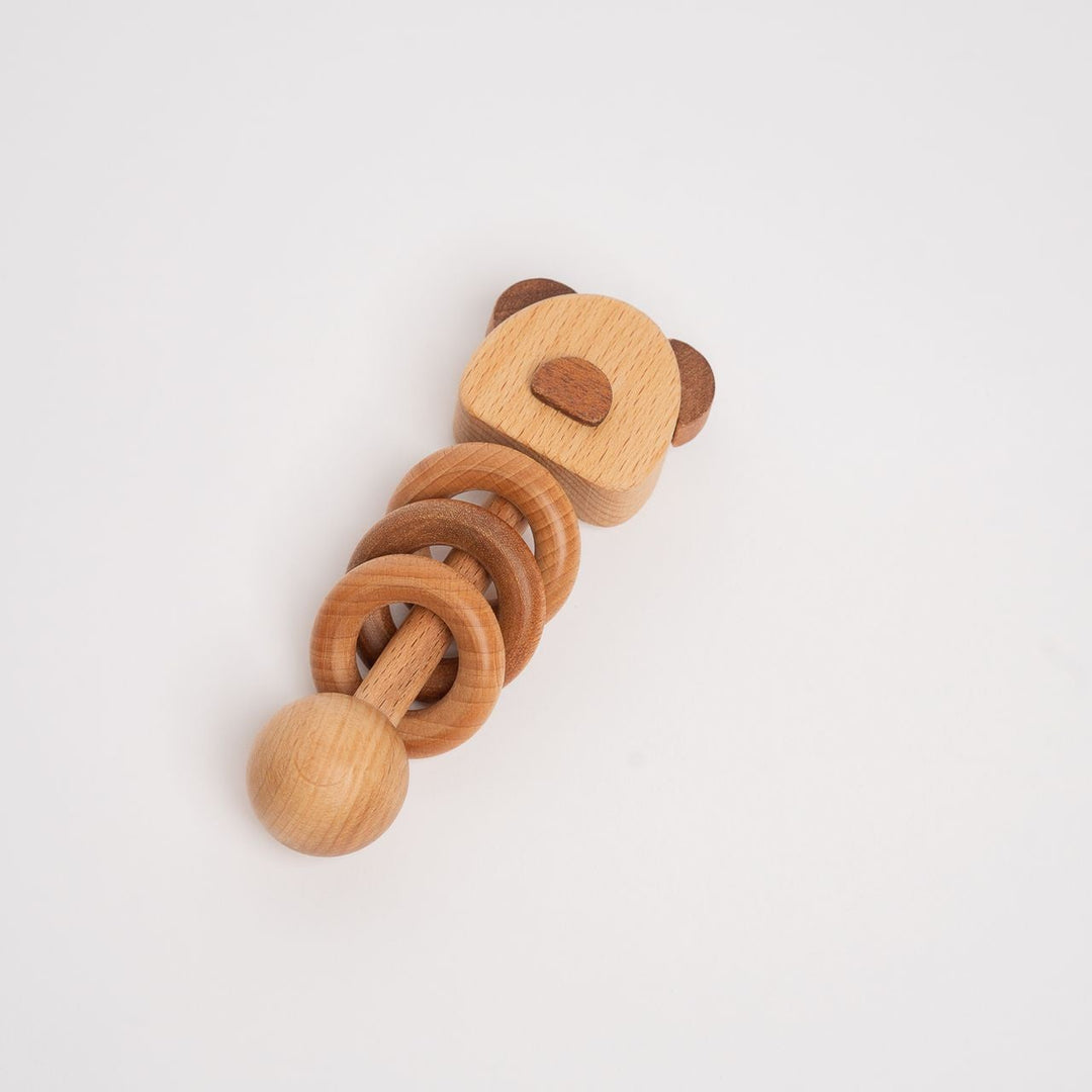 Baby Rattle Grizzly Bear