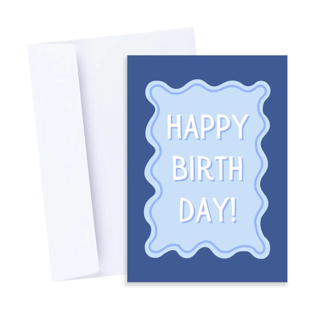 Card Happy Birthday Modern