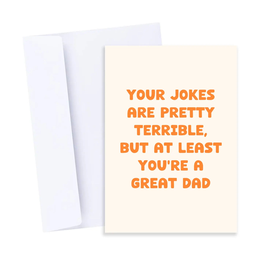Card Terrible Jokes, Great Dad