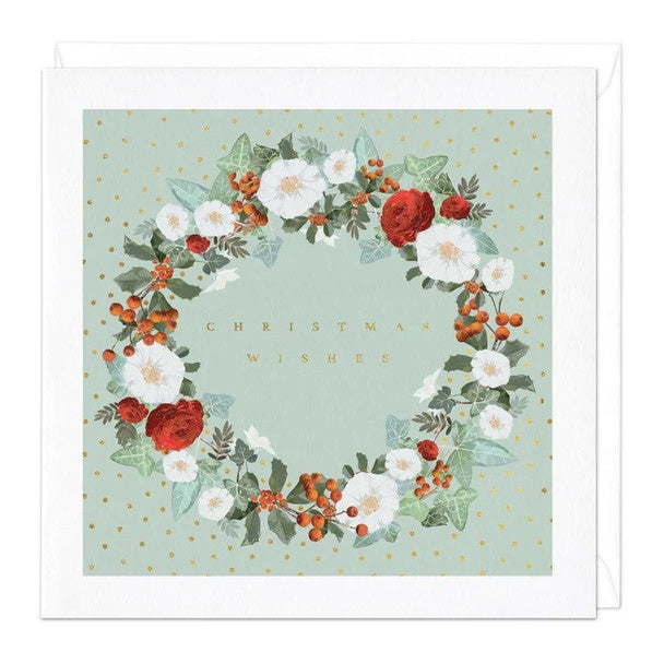 Card Berry Wreath