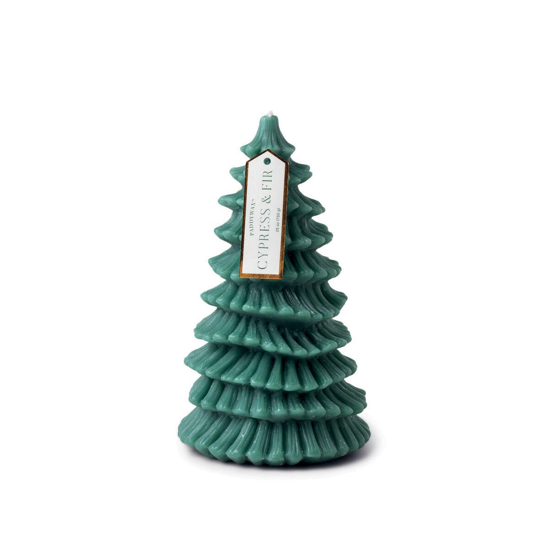 Cypress & Fir 8" Tall Tree Totem Candle
