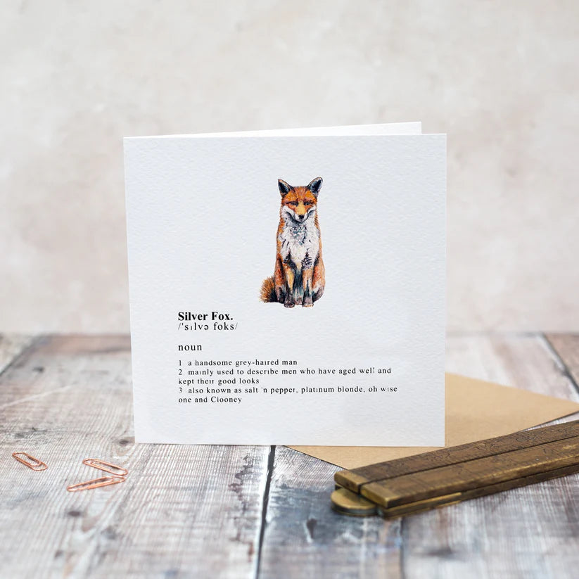 Card Country Gent Silver Fox