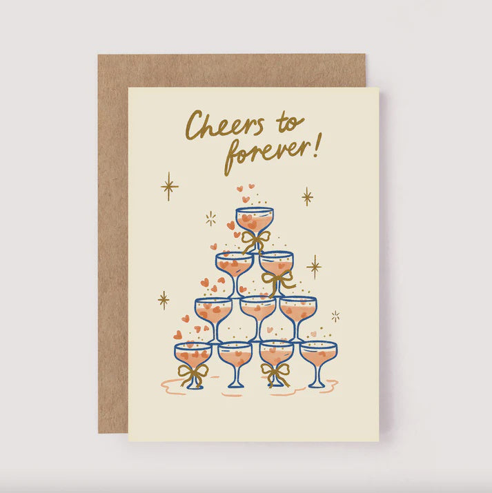 Card Cheers To Forever