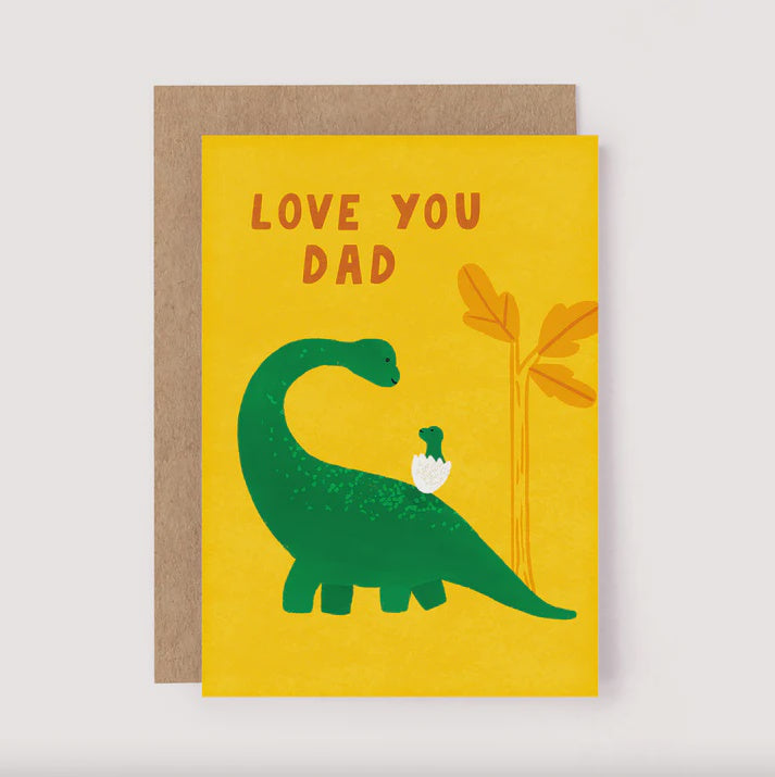 Card Dinosaur Dad