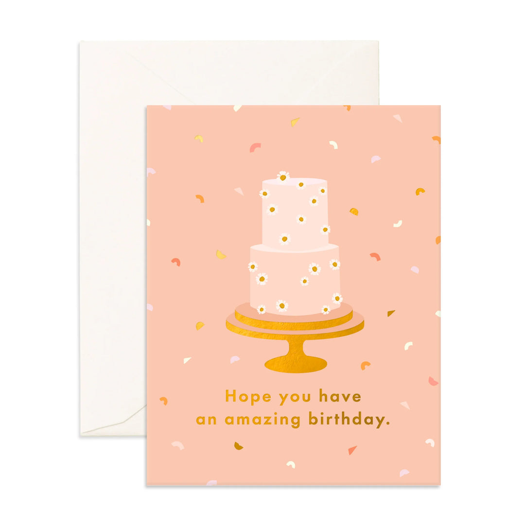 Card Cake Daisies