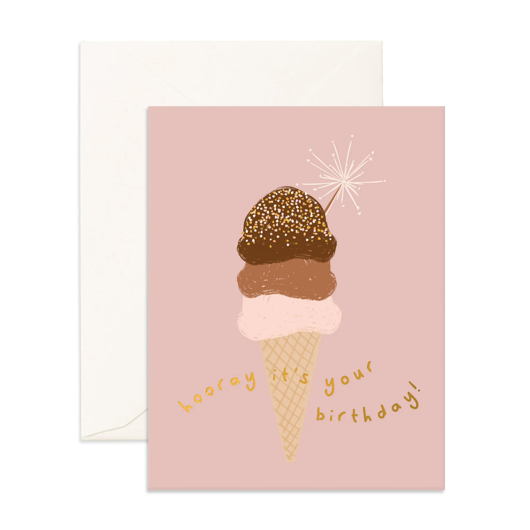 Card Sprinkle Cone