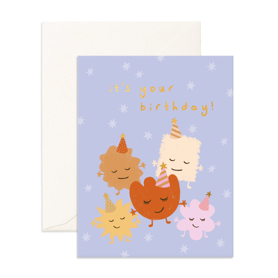 Card Five Little Monsters