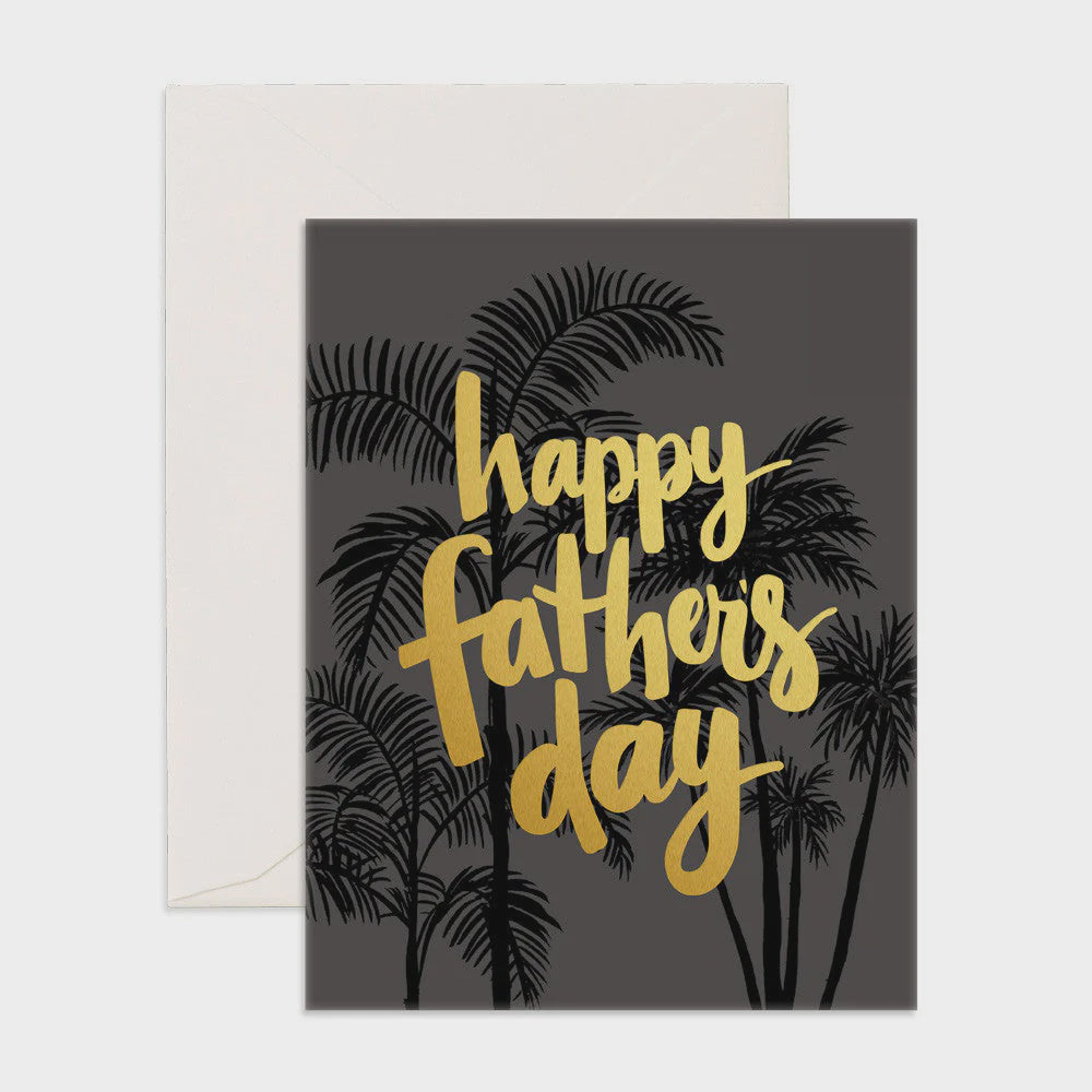 Card Father's Day Palms