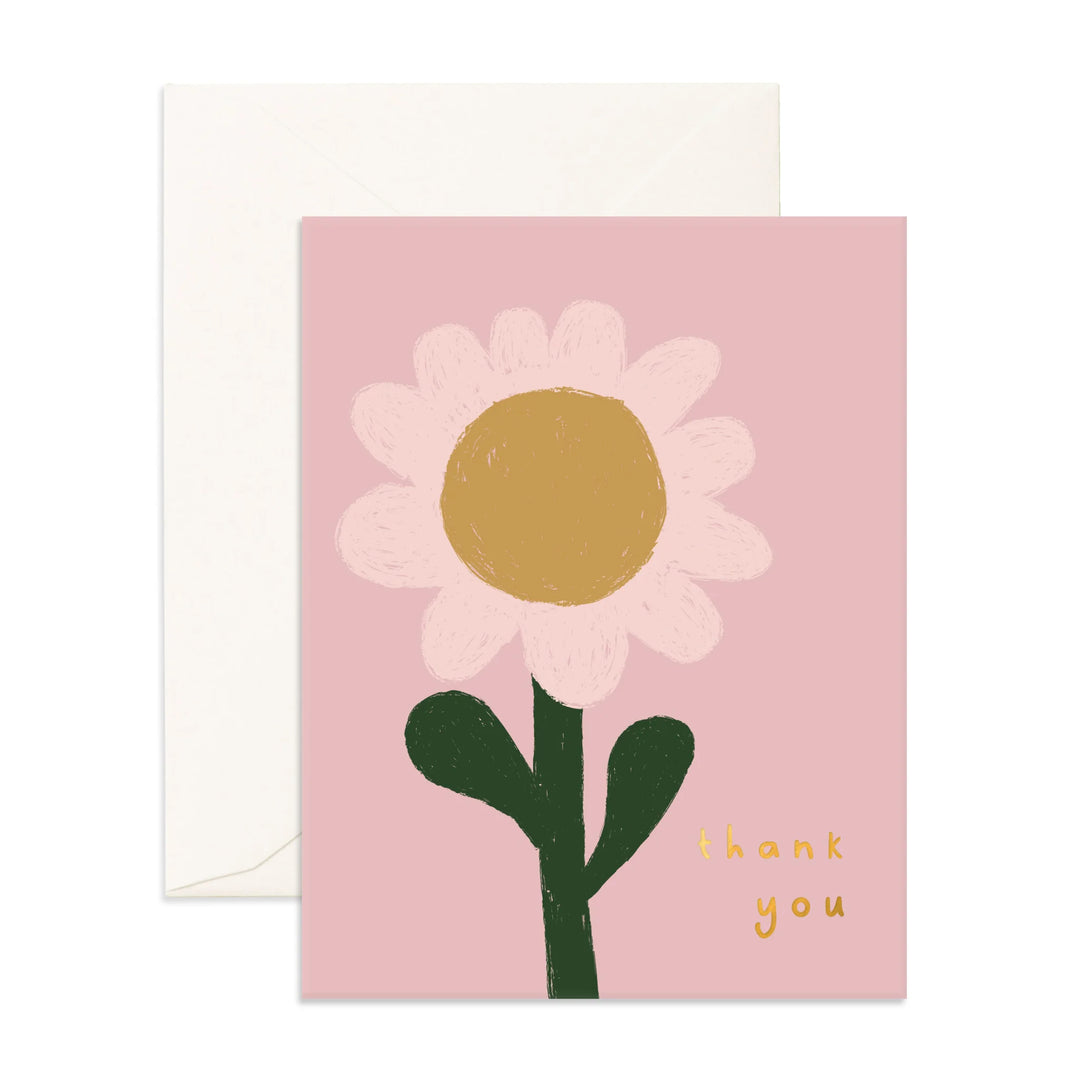 Card Thank You Sunflower