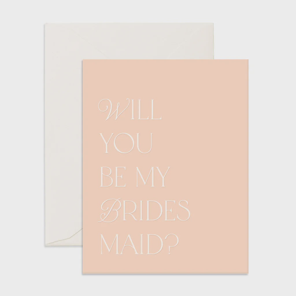 Card Bridesmaid Bisou