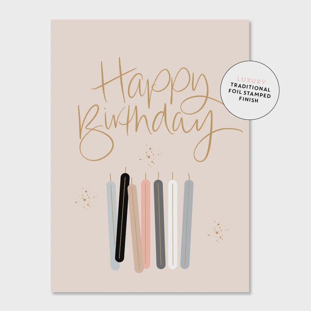 Card Birthday Candles