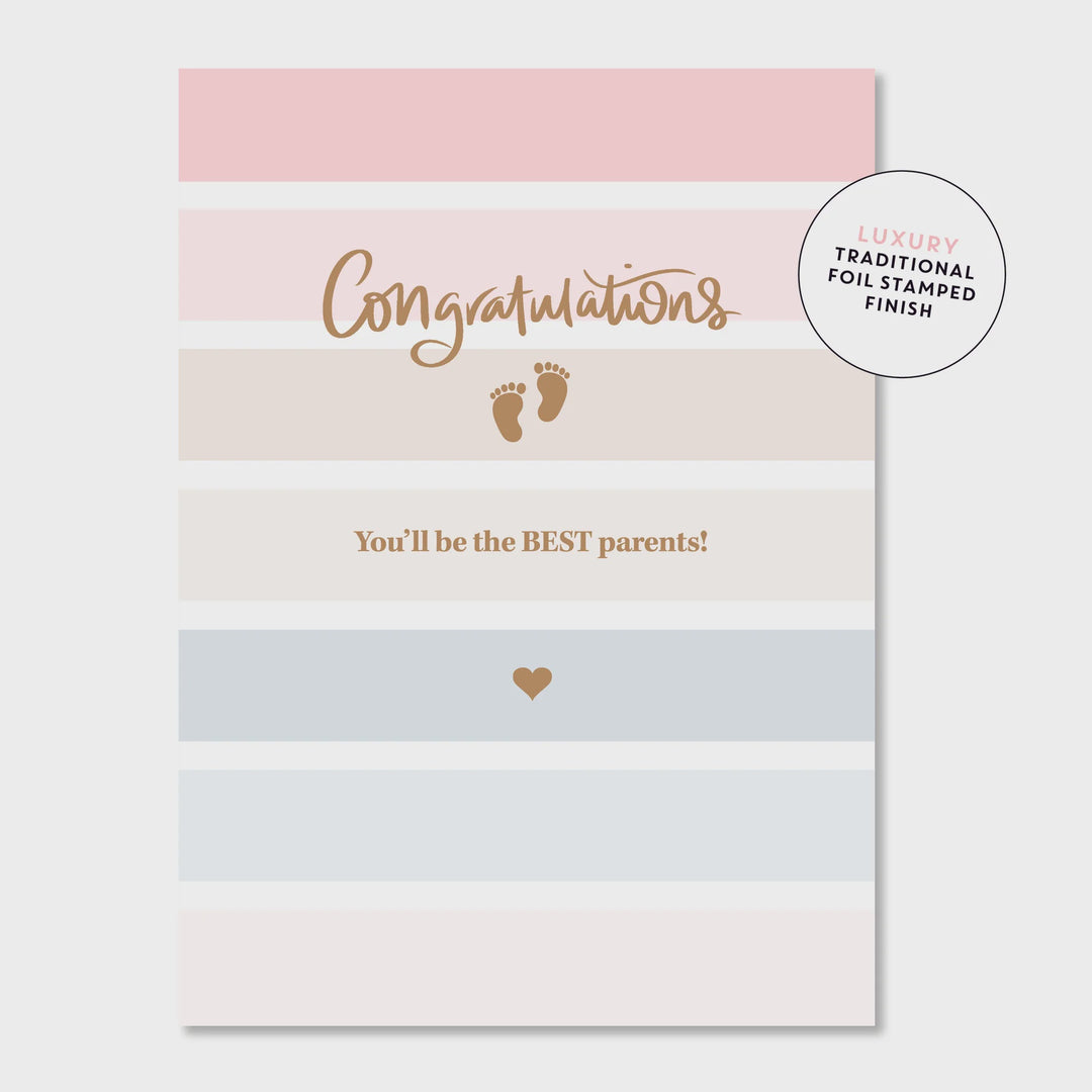 Card New Parents Congrats