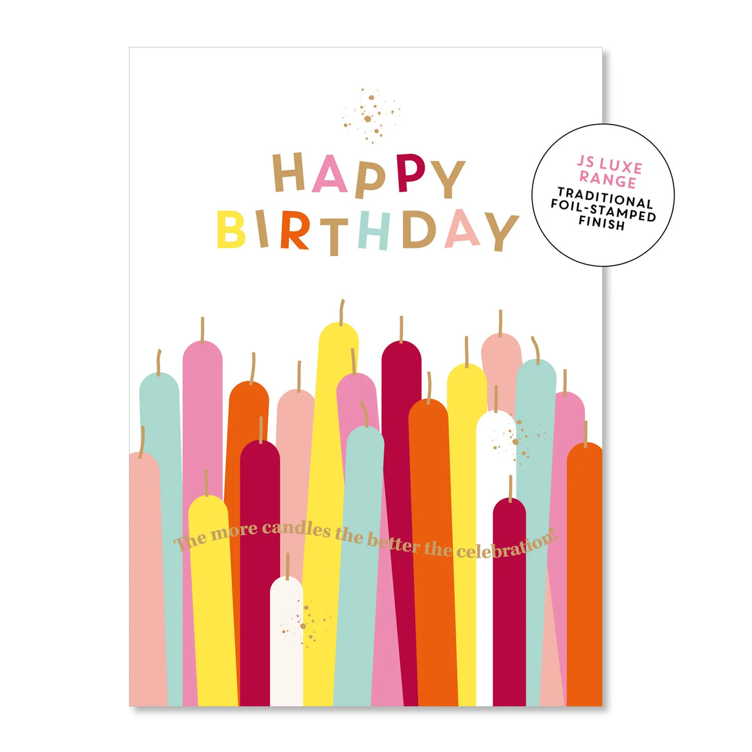 Card Mega Birthday Candles