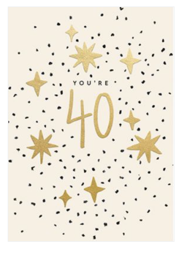 Card 40th - Moonlight