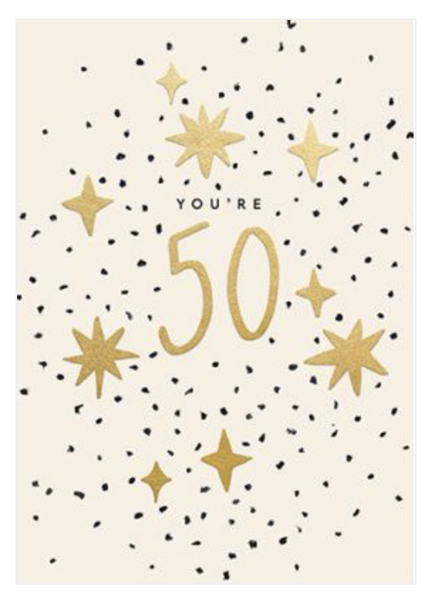 Card 50th - Moonlight