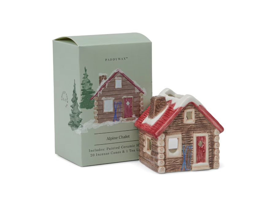Alpine Chalet Style Incense & Tea Light Holder