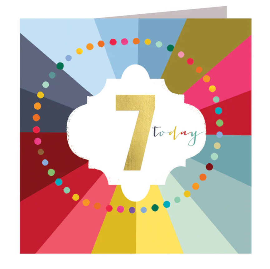 Card HB 7th Rainbow