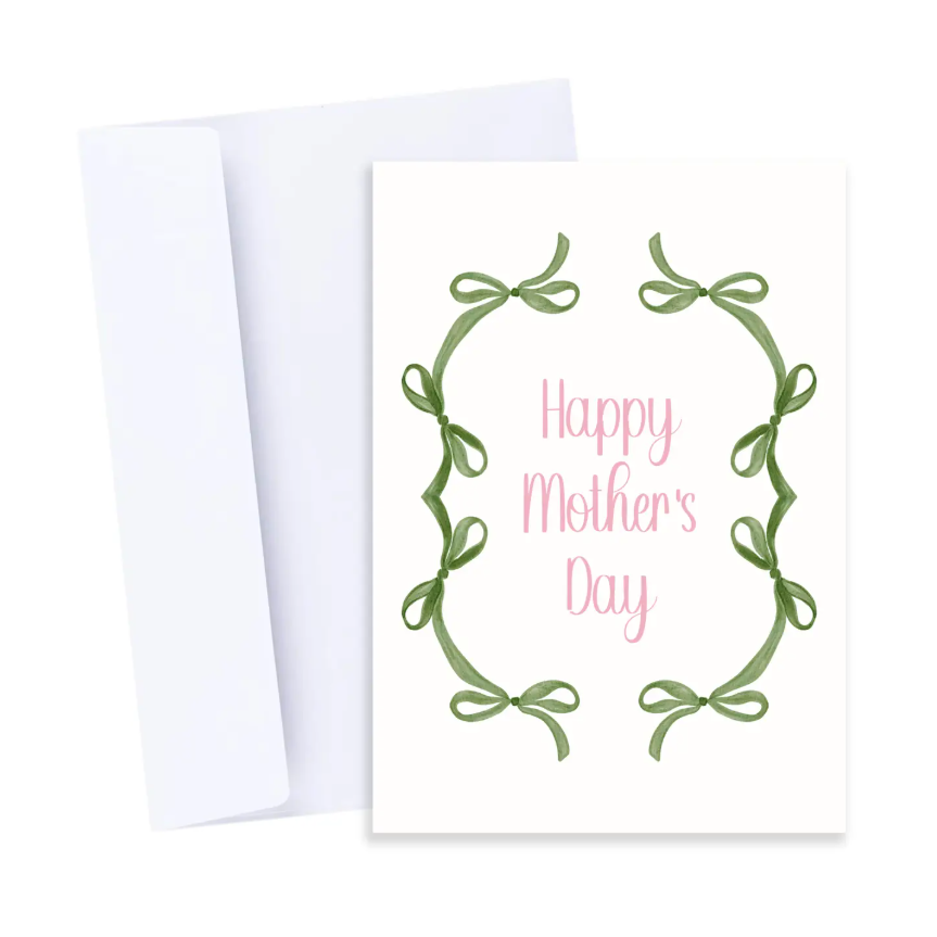 Card Happy Mother's Day Bows