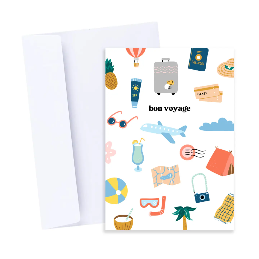 Card Bon Voyage
