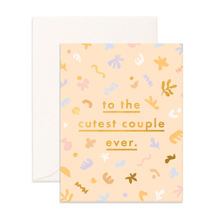 Card Cutest Couple Fresco