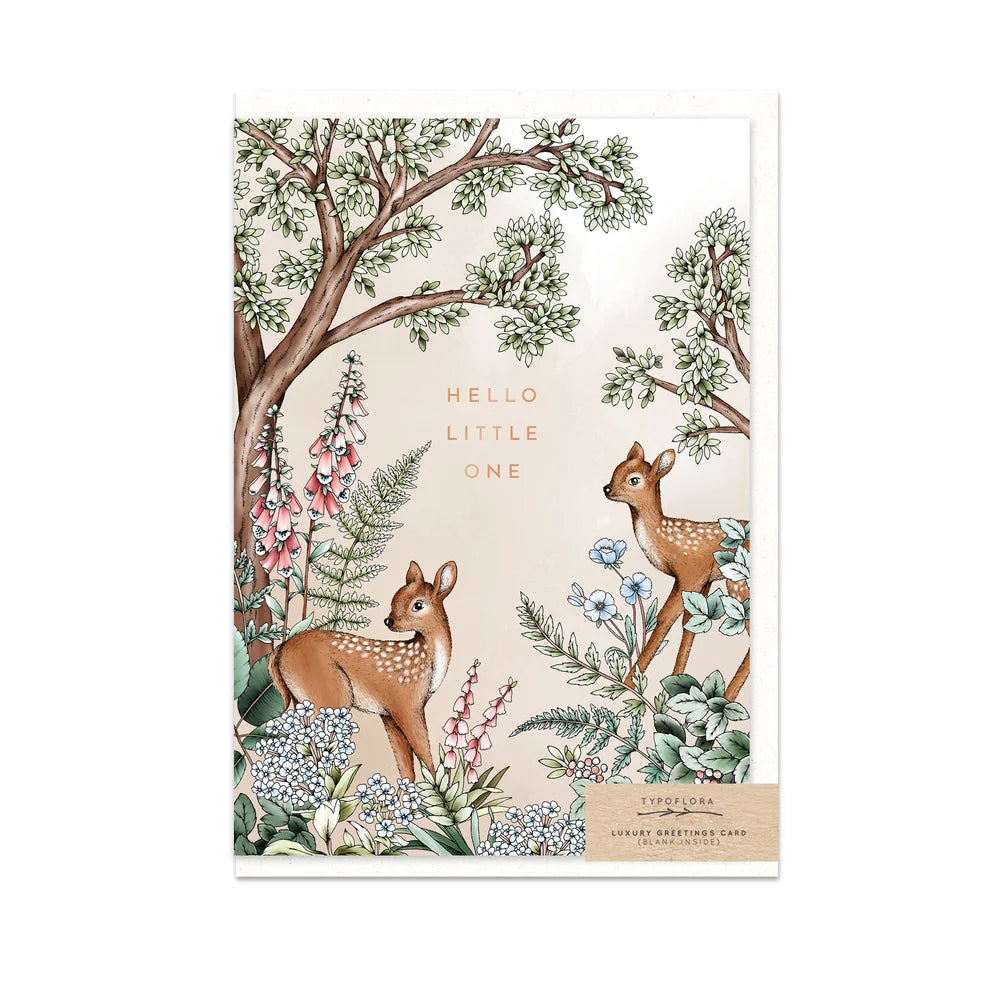 Card Deer Baby
