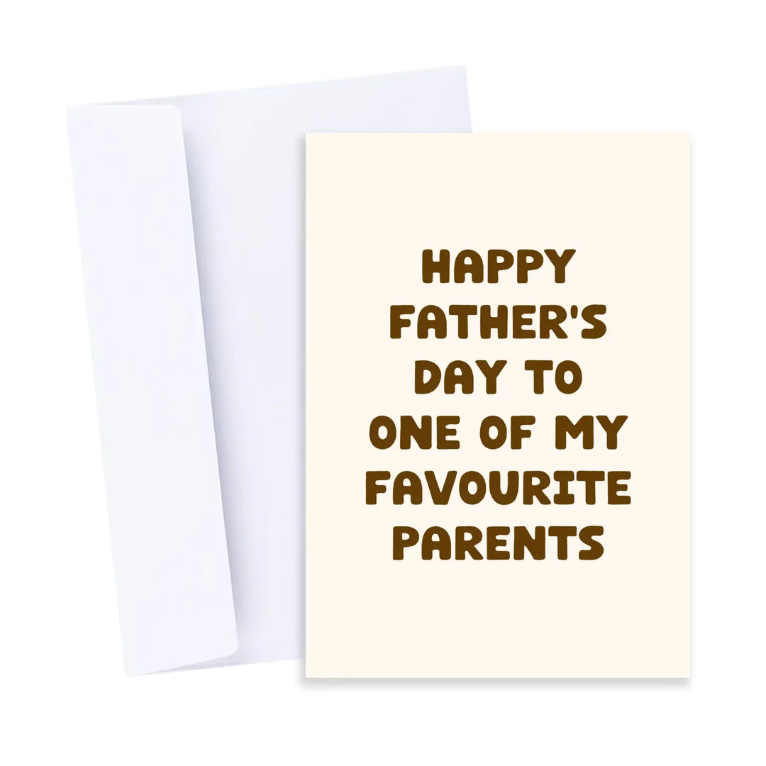 Card Father's Day Favourite Parents