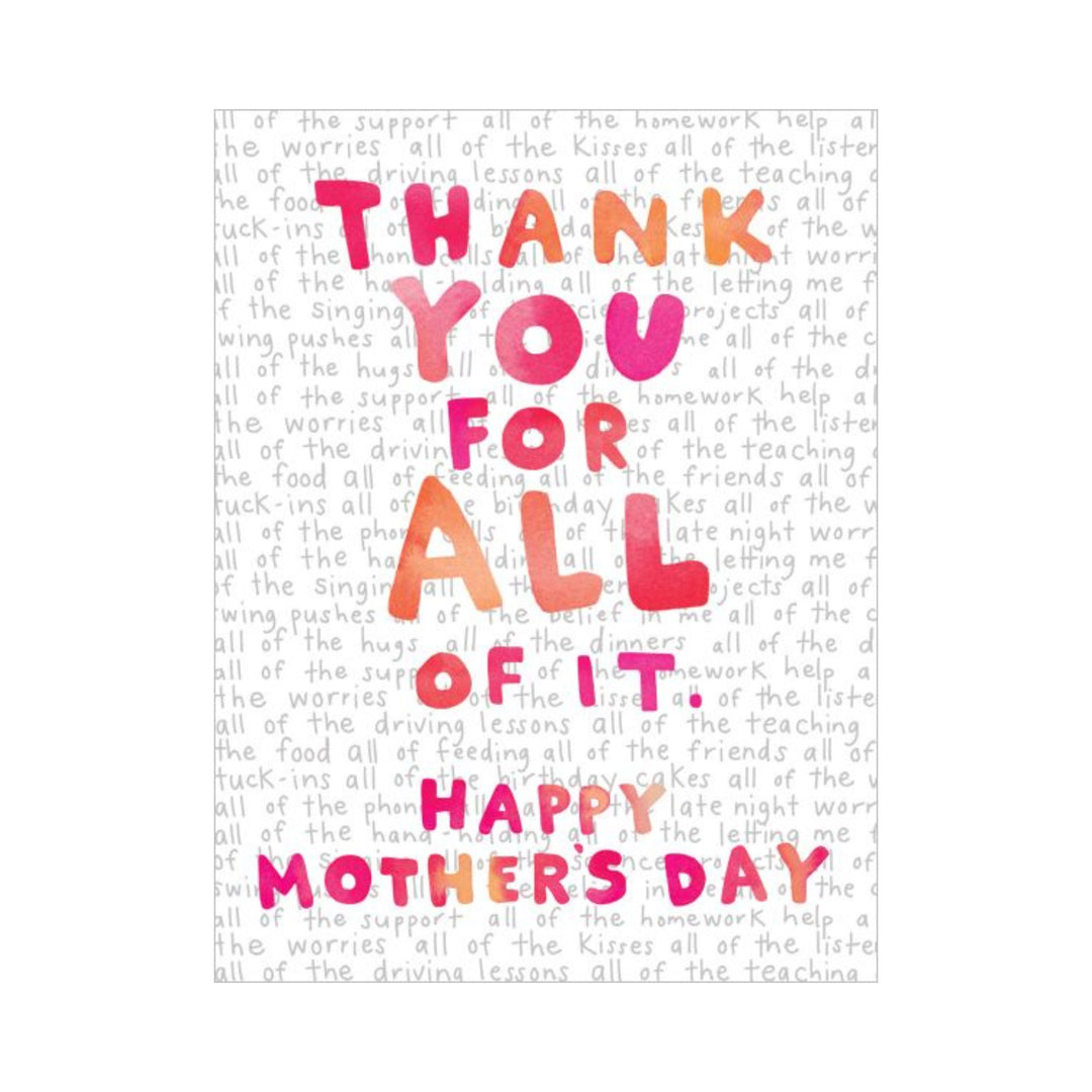 Card For All Of It