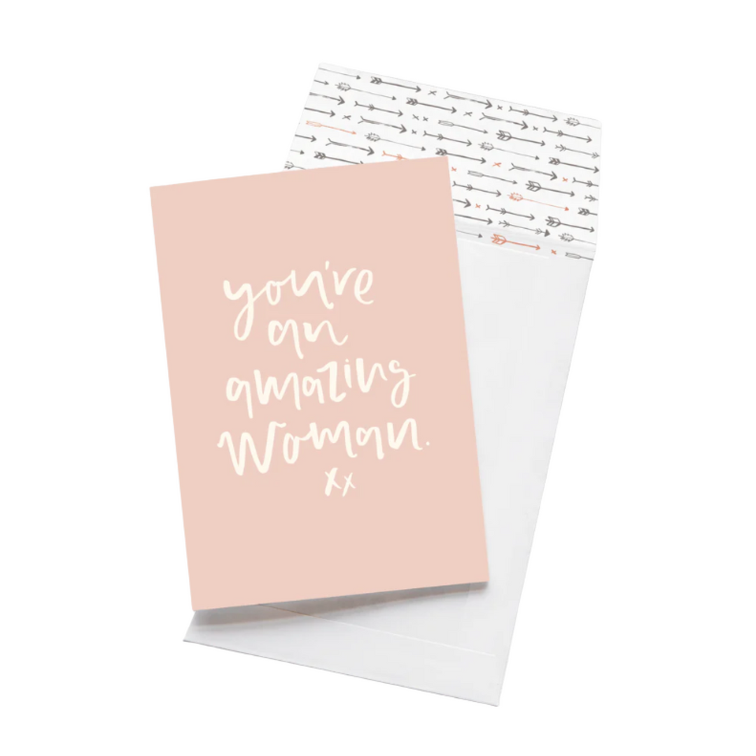 Card You're An Amazing Woman