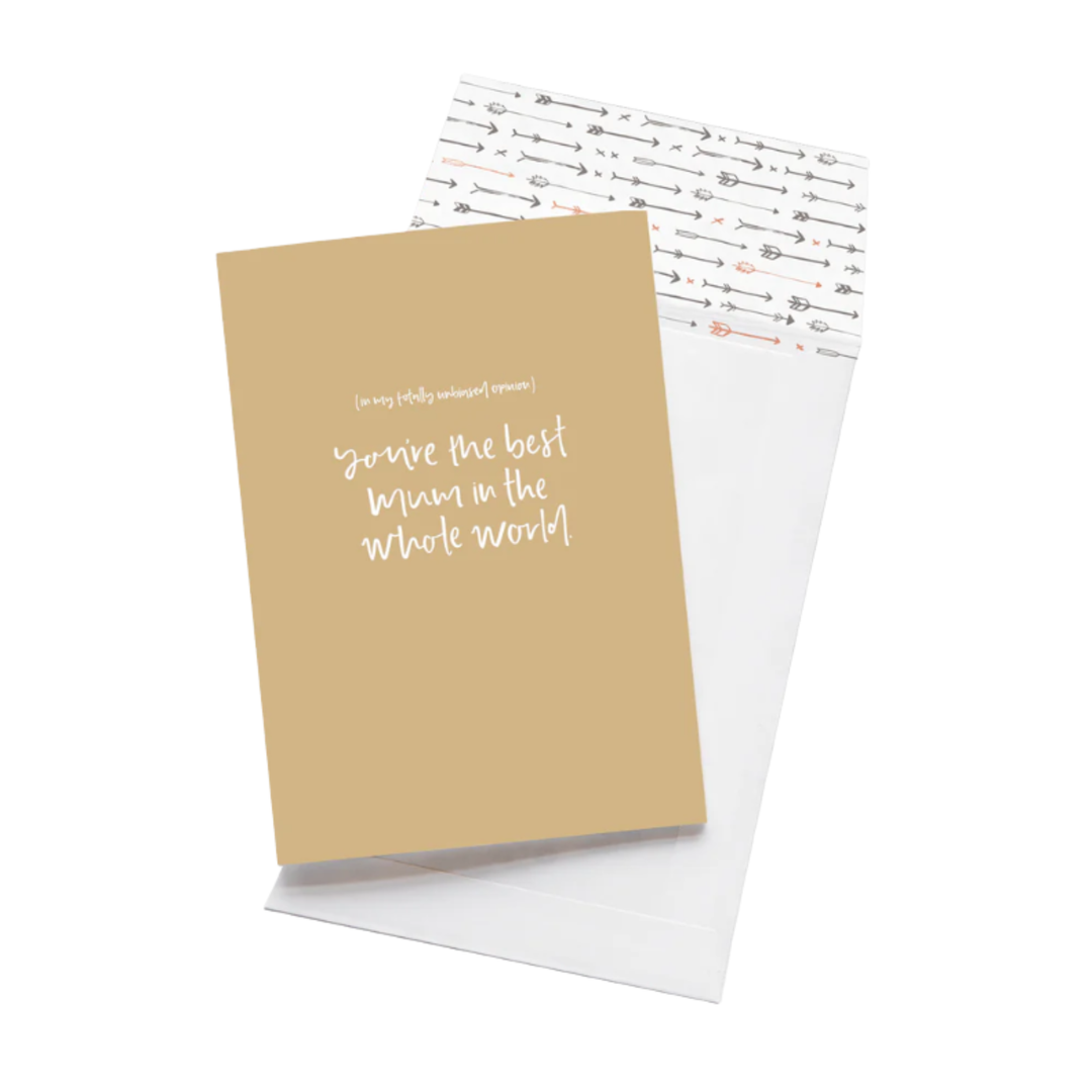 Card You're The Best Mum