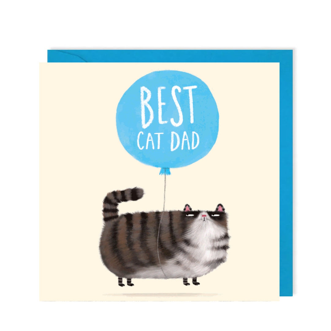 Card Father's Day Best Cat Dad