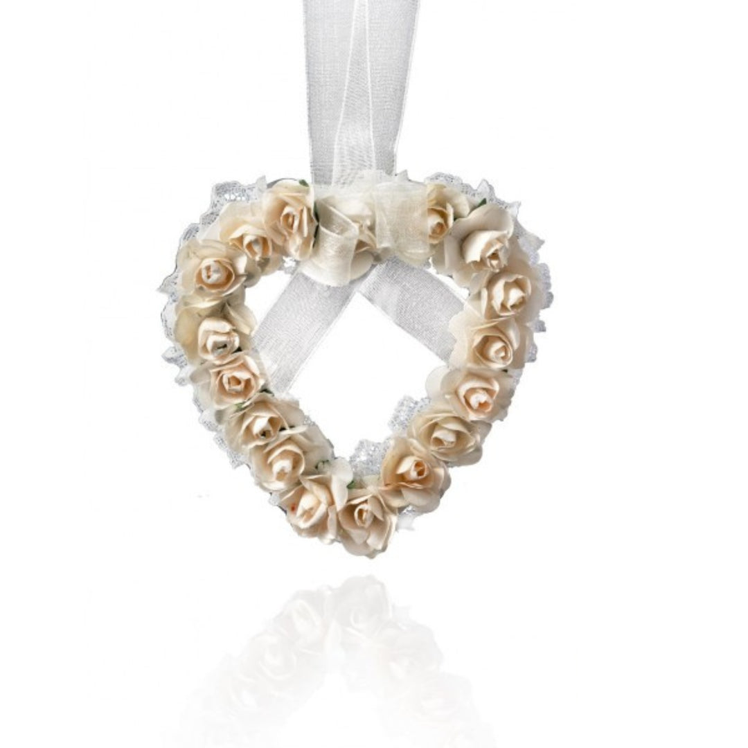 Wedding Charm Open Floral Heart