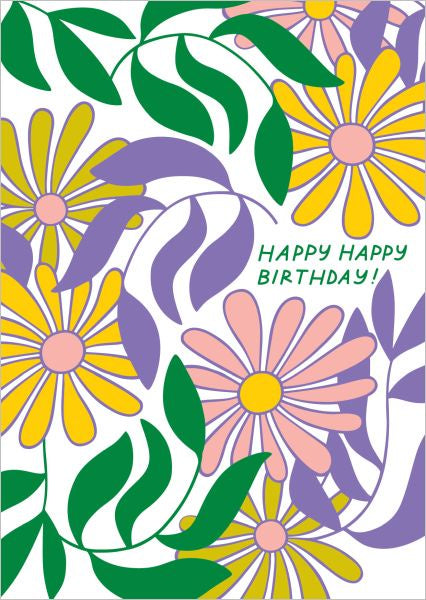 Card Floral Bday