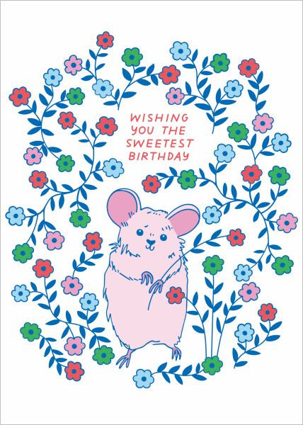 Card Bday Mouse