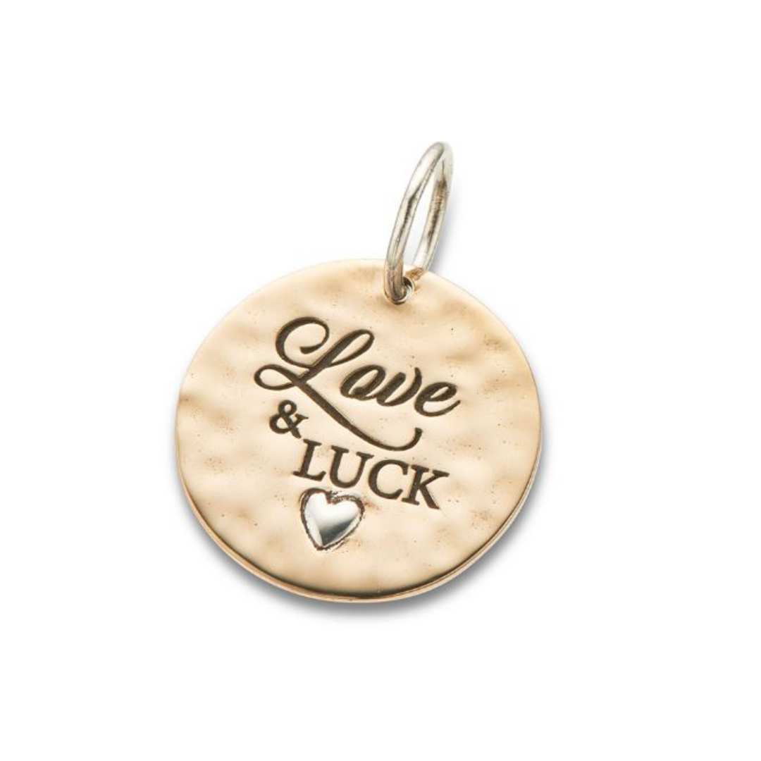 Charm Love & Luck Silver/Bronze