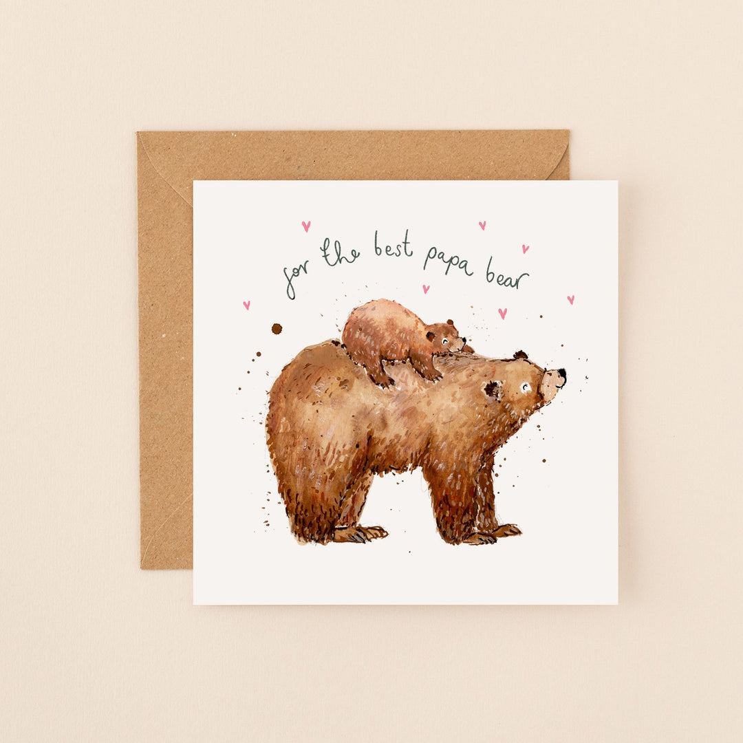 Card Best Papa Bear