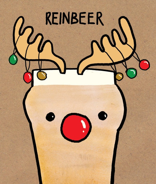 Card Reinbeer Foil Finish