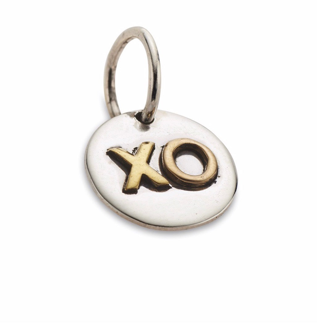Charm Bronze XO