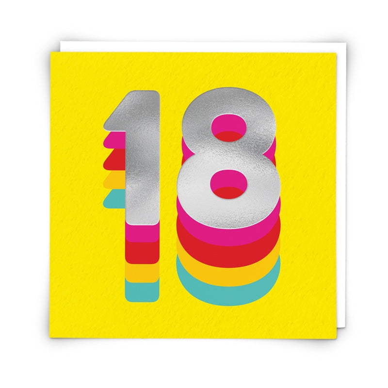 Card 18 Rainbow Yellow