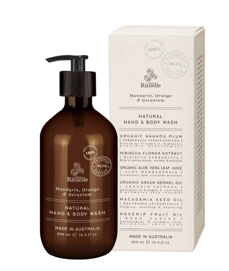 Natural Hand & Body Wash 500ml