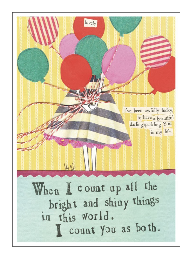Card-Bright And Shiny Things
