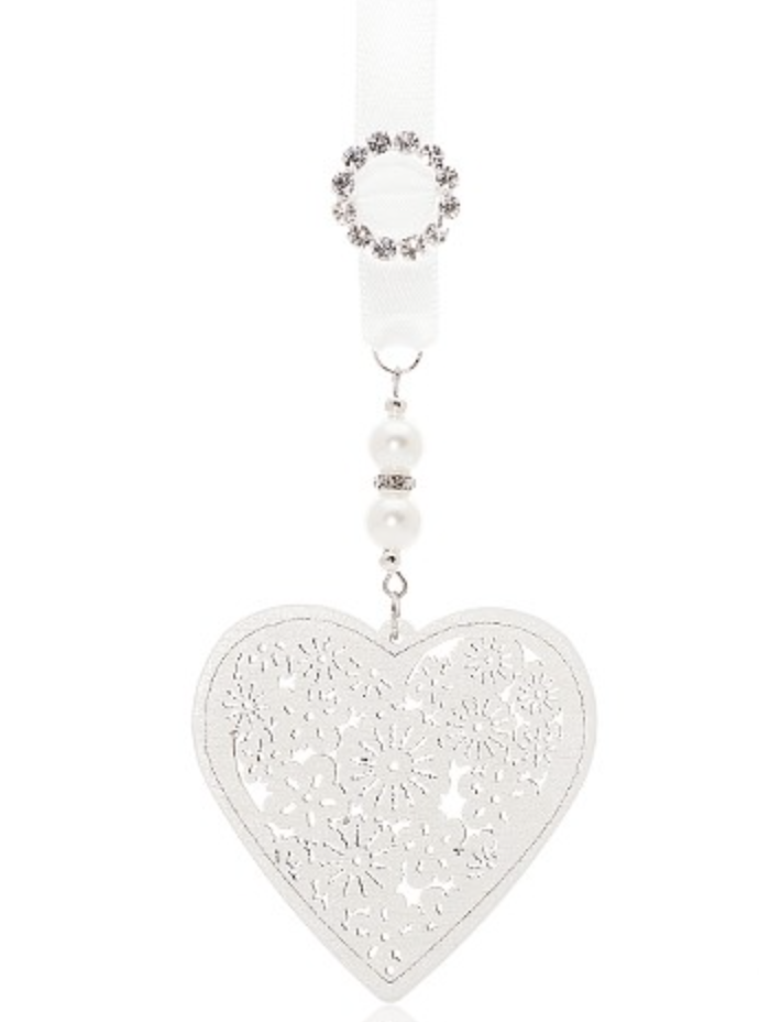 Wedding Charm Wooden Heart