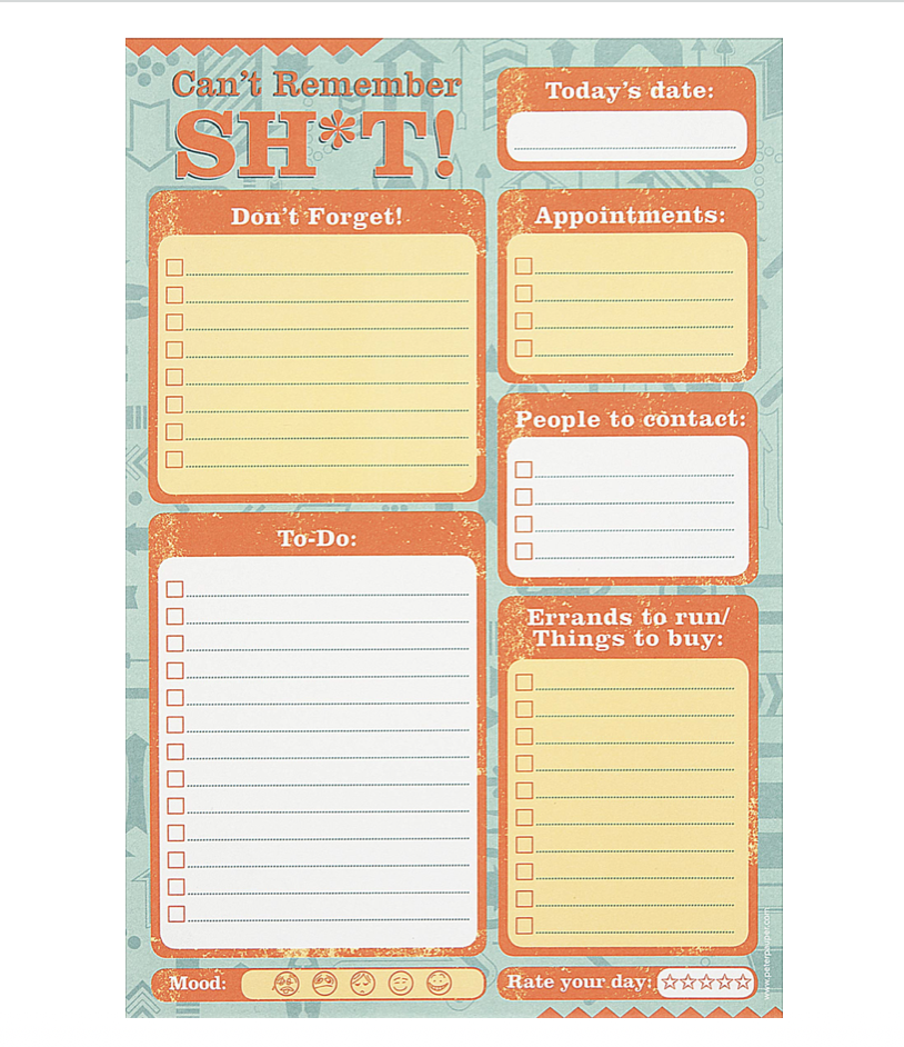 Notepad Can't Remember Sh*t