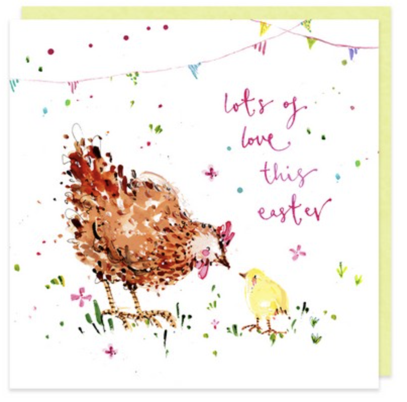 Card Easter - Chicken and Chick