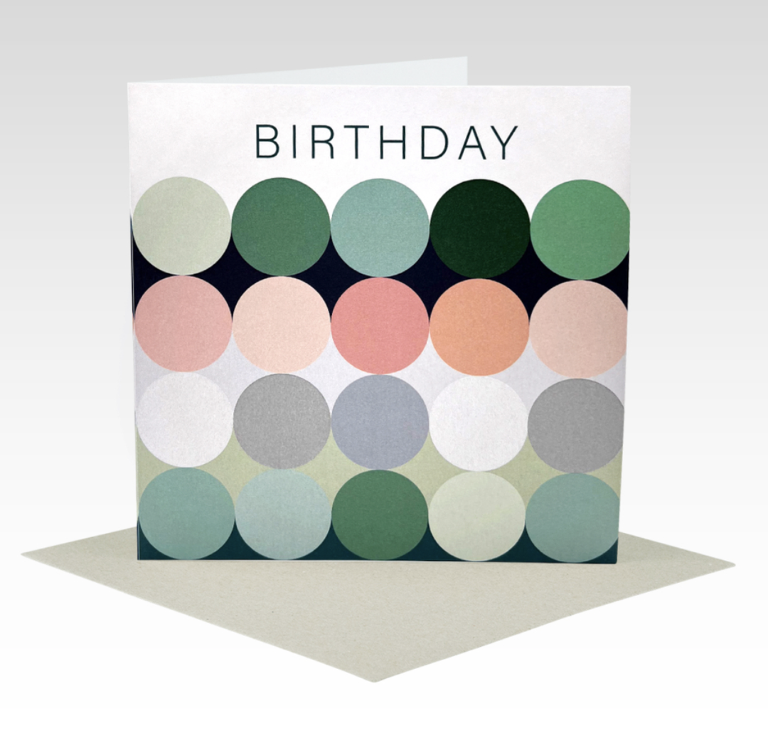 Card Birthday Circles
