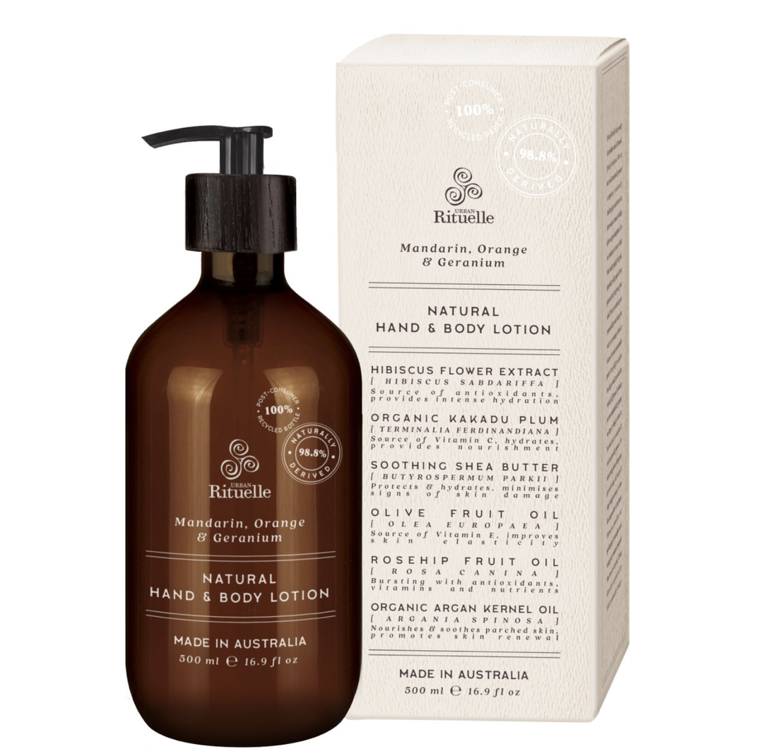 Natural Hand & Body Lotion 500ml