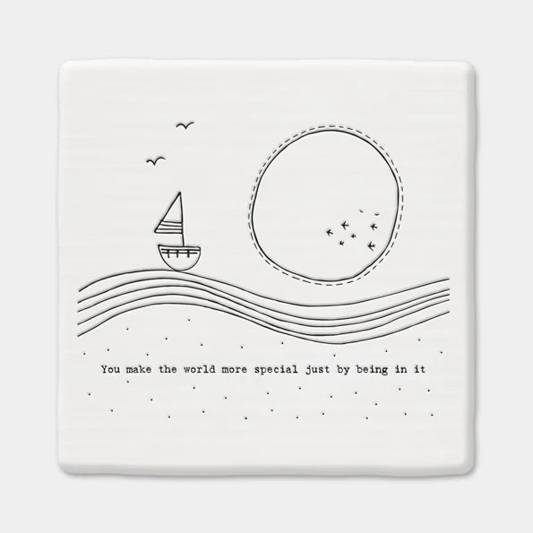Porcelain Coaster Square