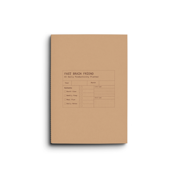 Fast Brain Daily Productivity Planner